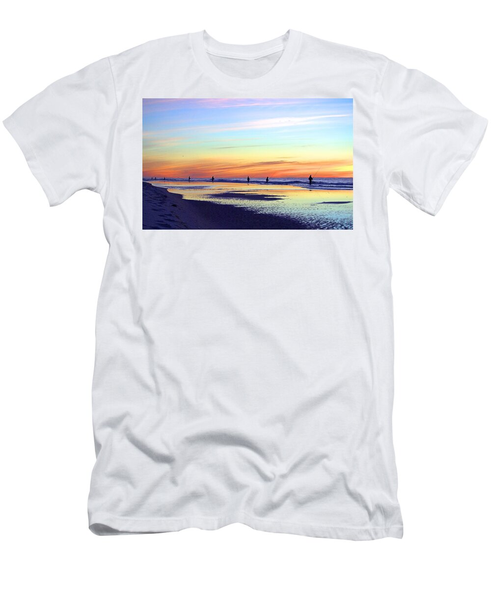 Fishermen T-Shirt featuring the photograph Bassing I I by Newwwman