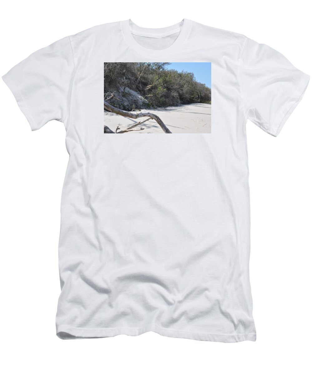 Photo. Dunes T-Shirt featuring the photograph Beachwood by Eduard Meinema