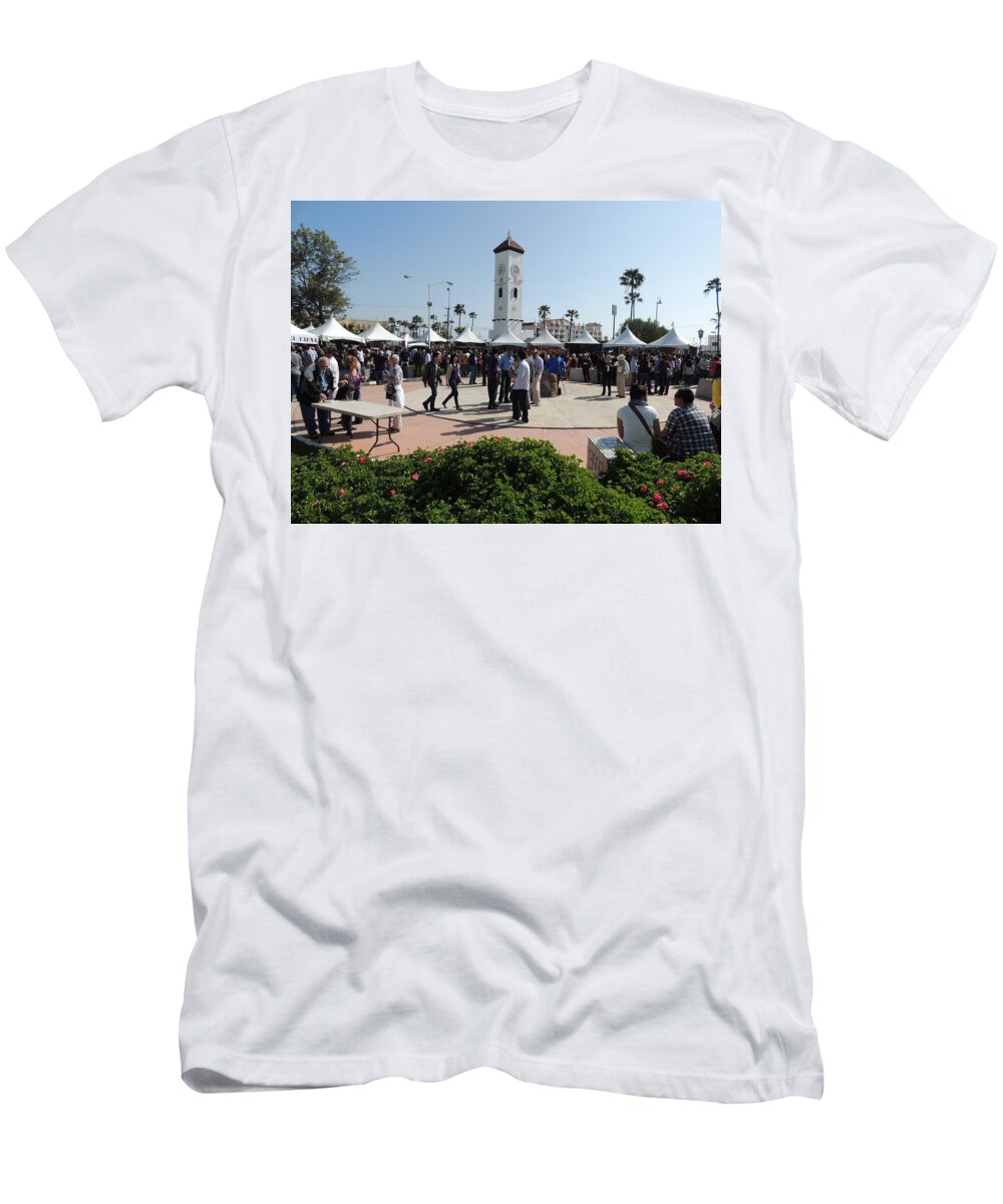  T-Shirt featuring the photograph Beer Fest Ensenada by Ennovi Novi