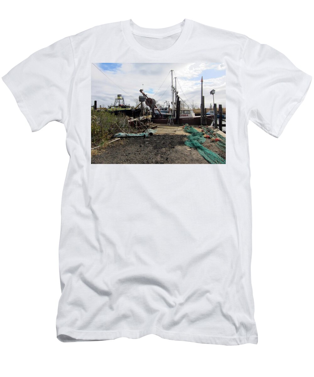 Nj Shore T-Shirt featuring the photograph Belford NJ 3 by Leonardo Ruggieri