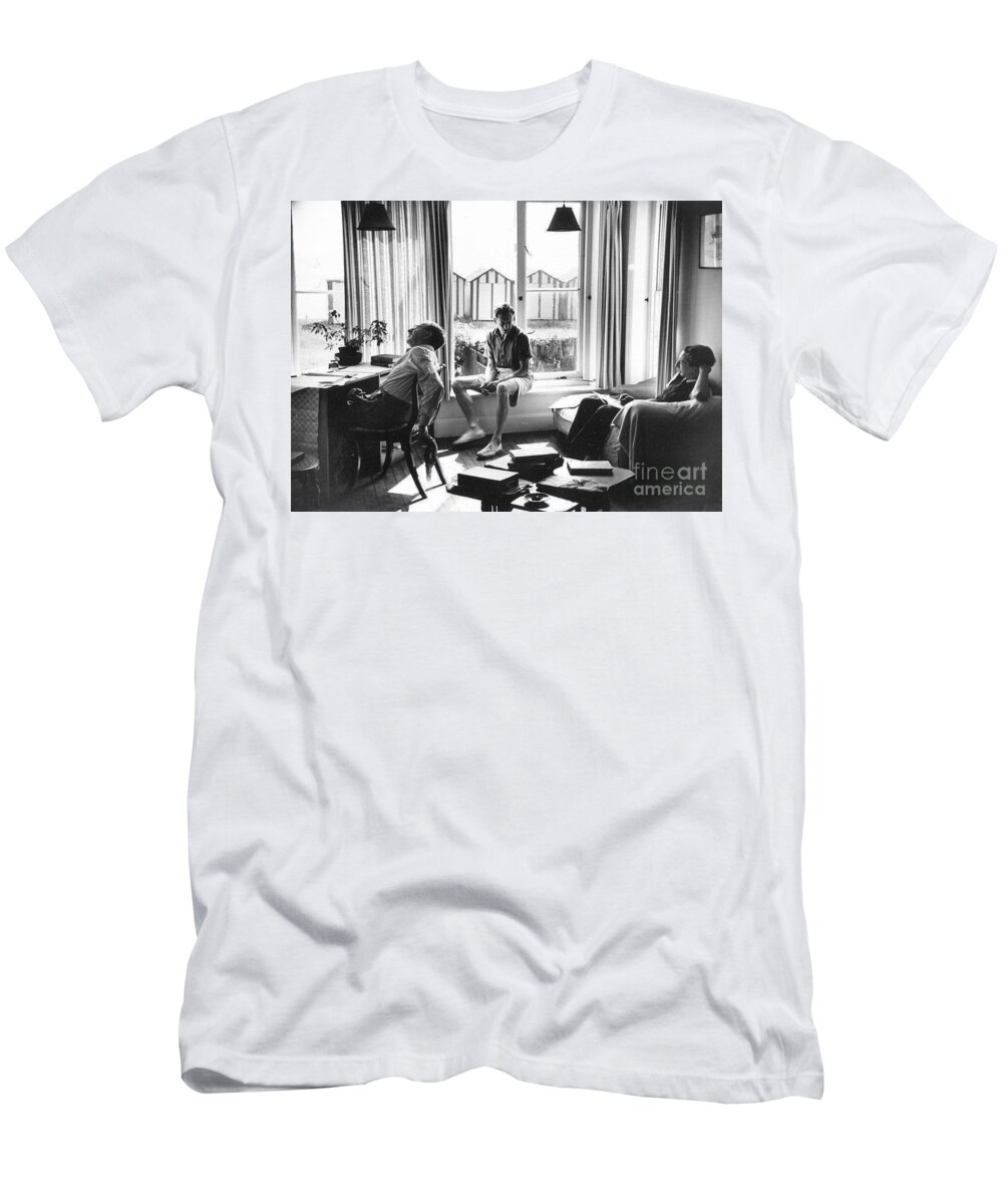 1950 T-Shirt featuring the photograph Benjamin Britten by Granger