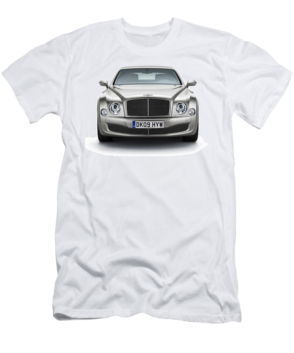 Bentley Mulsanne T-Shirt featuring the photograph Bentley Mulsanne by Jackie Russo