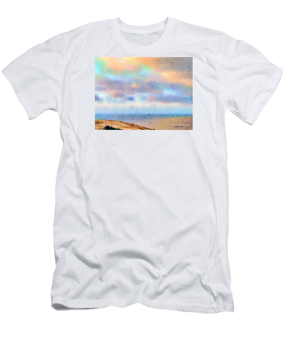 Shore T-Shirt featuring the painting Biloxi Shore by Joe Roache
