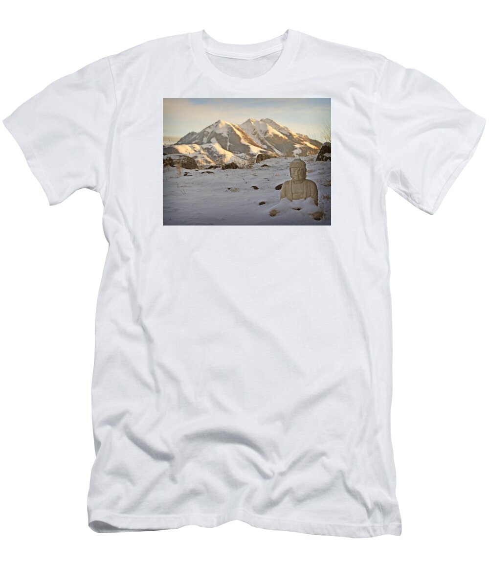 Mountain T-Shirt featuring the photograph Blanket of Peace by Jedediah Hohf