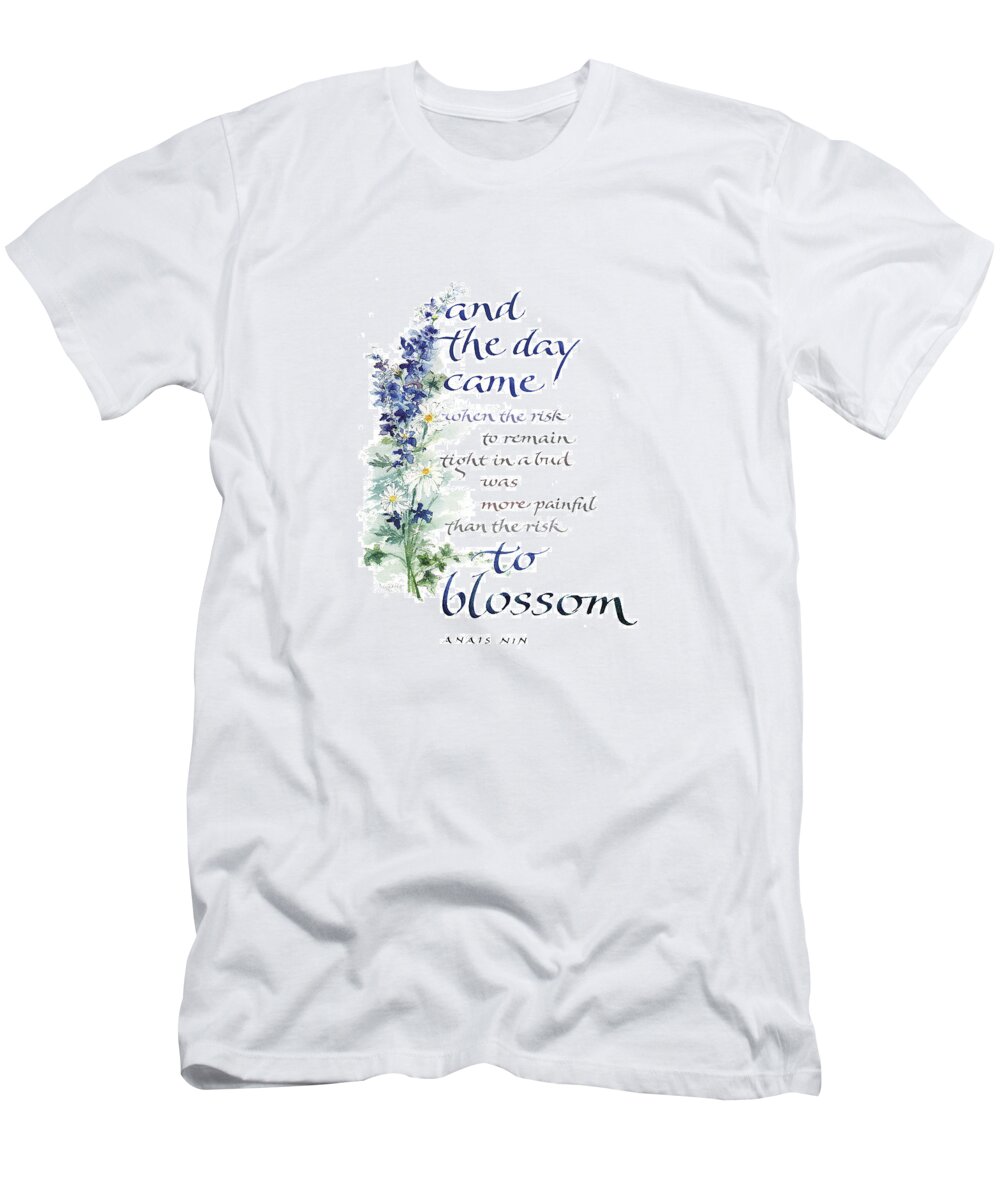 Achievement T-Shirt featuring the painting Blossom I by Judy Dodds