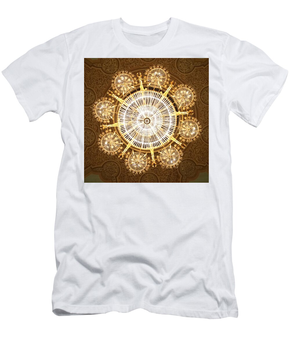 Chandelier T-Shirt featuring the photograph Bolshoi Theatre by Annette Hadley