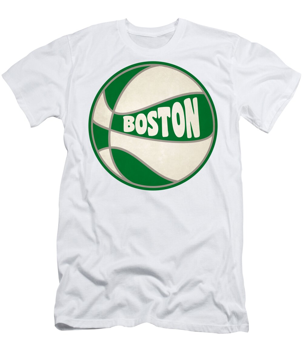 Fine Art America Boston Celtics Retro Shirt T-Shirt by Joe Hamilton