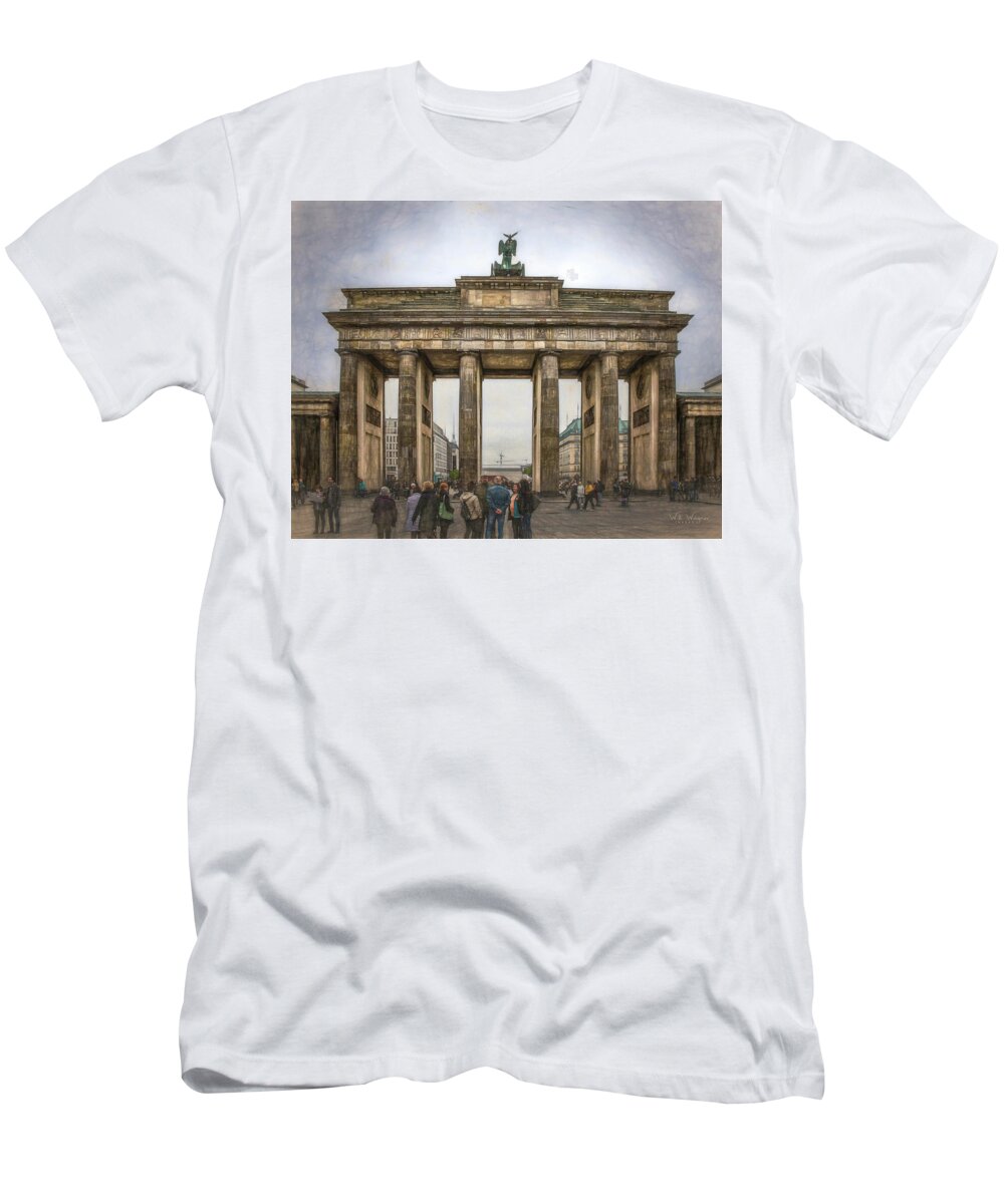 Brandenburg T-Shirt featuring the photograph Brandenberg Gate by Will Wagner
