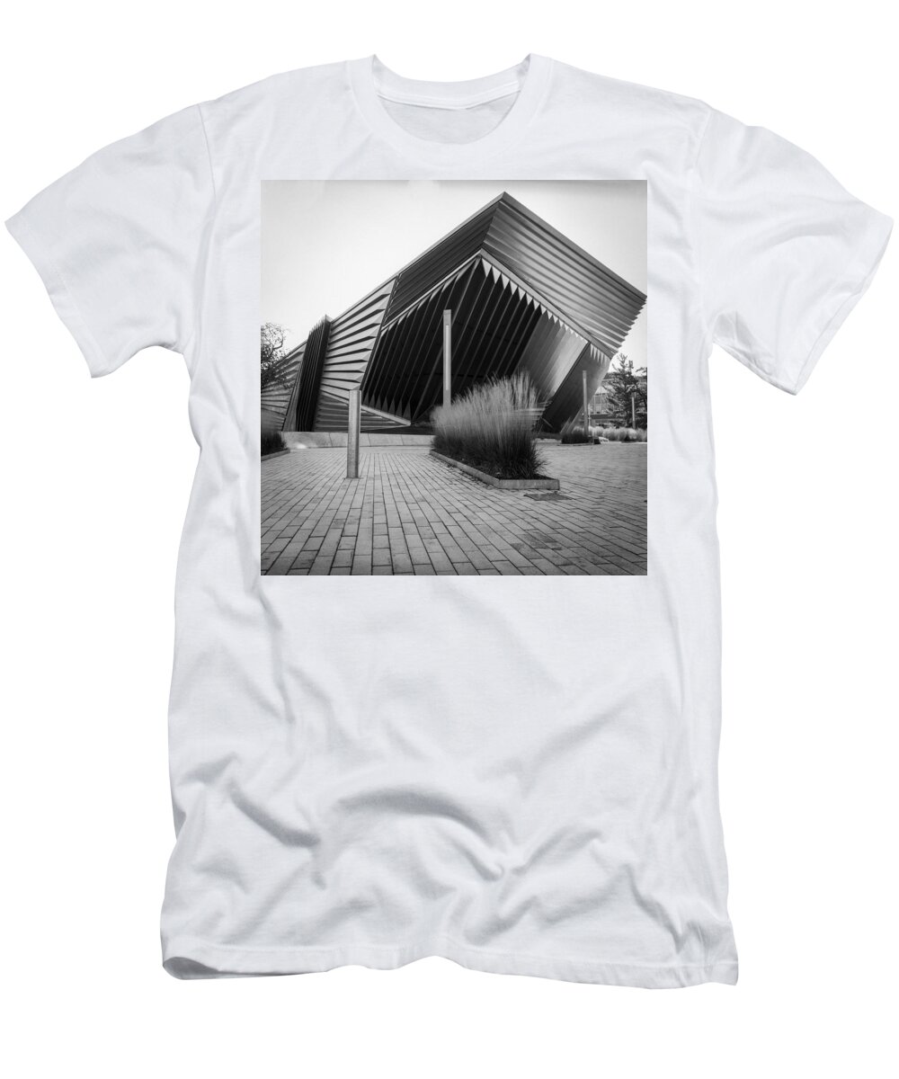 Architecture T-Shirt featuring the photograph Broad Art Museum by Larry Carr