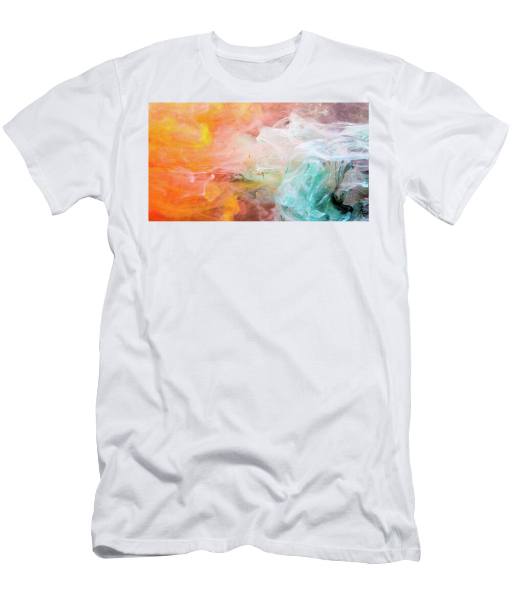 Abstract T-Shirt featuring the photograph Butterfly Dream - Colorful Art Photography by Modern Abstract