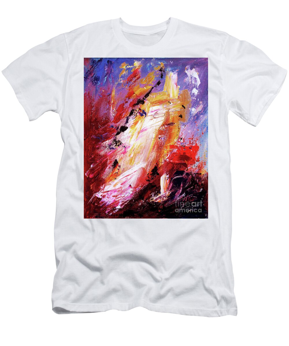 By Herself T-Shirt featuring the painting By Herself 3 by Jasna Dragun