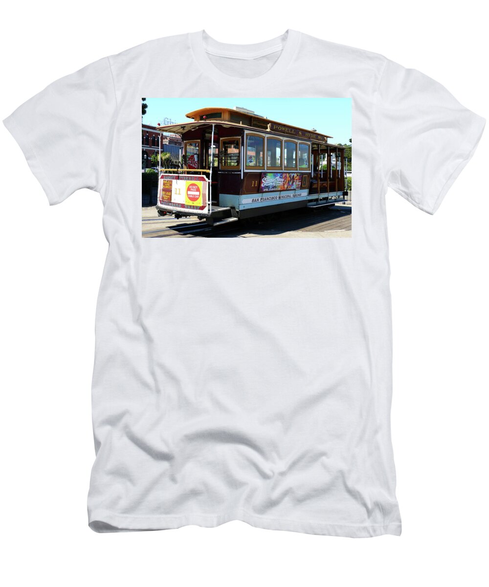Cable Car T-Shirt featuring the photograph Cable Car by Christiane Schulze Art And Photography