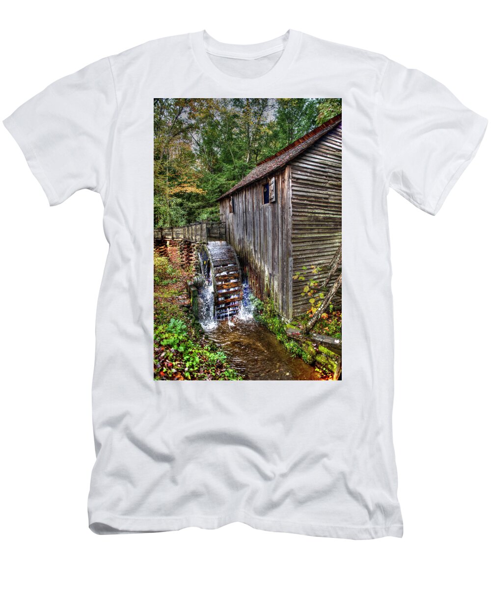 Mill T-Shirt featuring the photograph Cades Cove Mill by Norman Reid