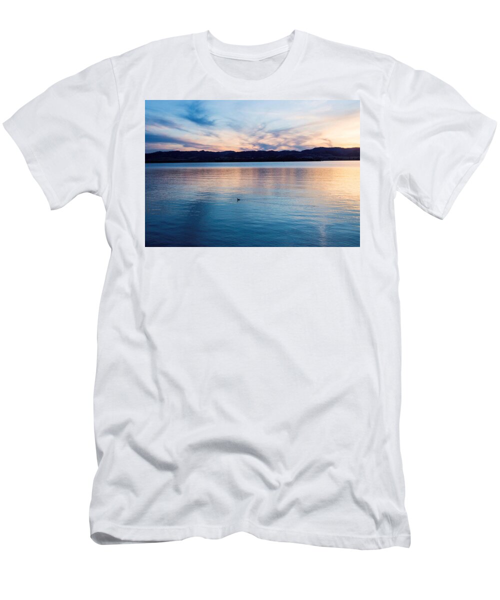 Lake T-Shirt featuring the photograph Calm Waters by Donald J Gray