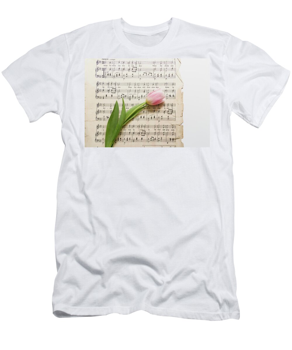 Tulip T-Shirt featuring the photograph Can You by Kim Hojnacki