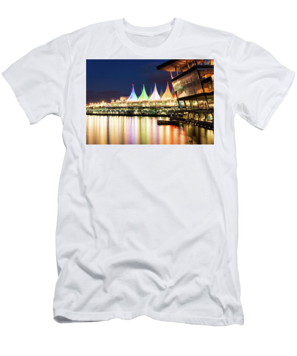 Canada Place T-Shirt featuring the photograph Canada Place by Nebojsa Novakovic