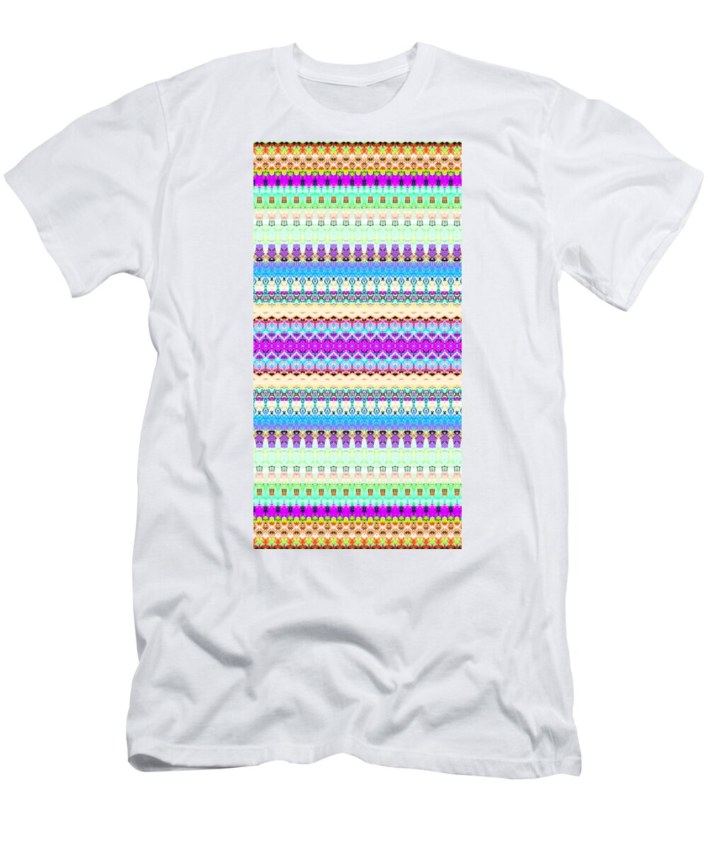 Candy T-Shirt featuring the digital art Candy Glitch by Robyn Parker