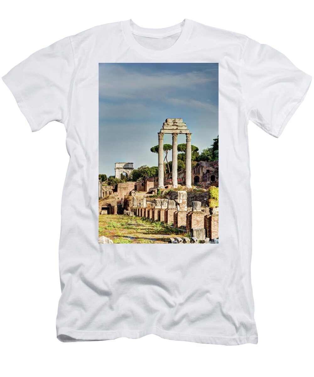 Forum T-Shirt featuring the photograph Castor Pollux and Titus by Weston Westmoreland