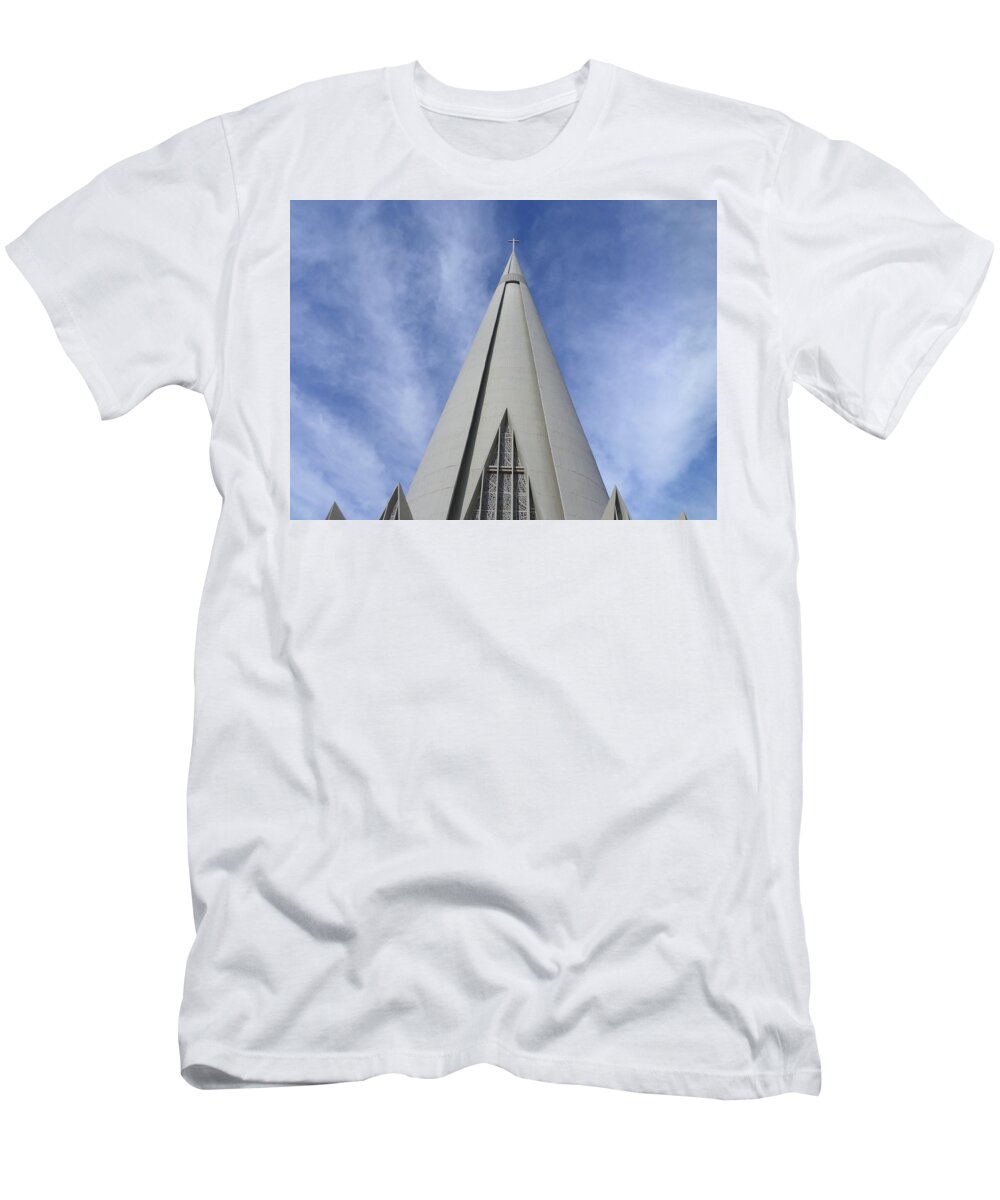 Cathedral T-Shirt featuring the photograph Cathedral Minor Basilica Our Lady of Glory by Bruna Lima