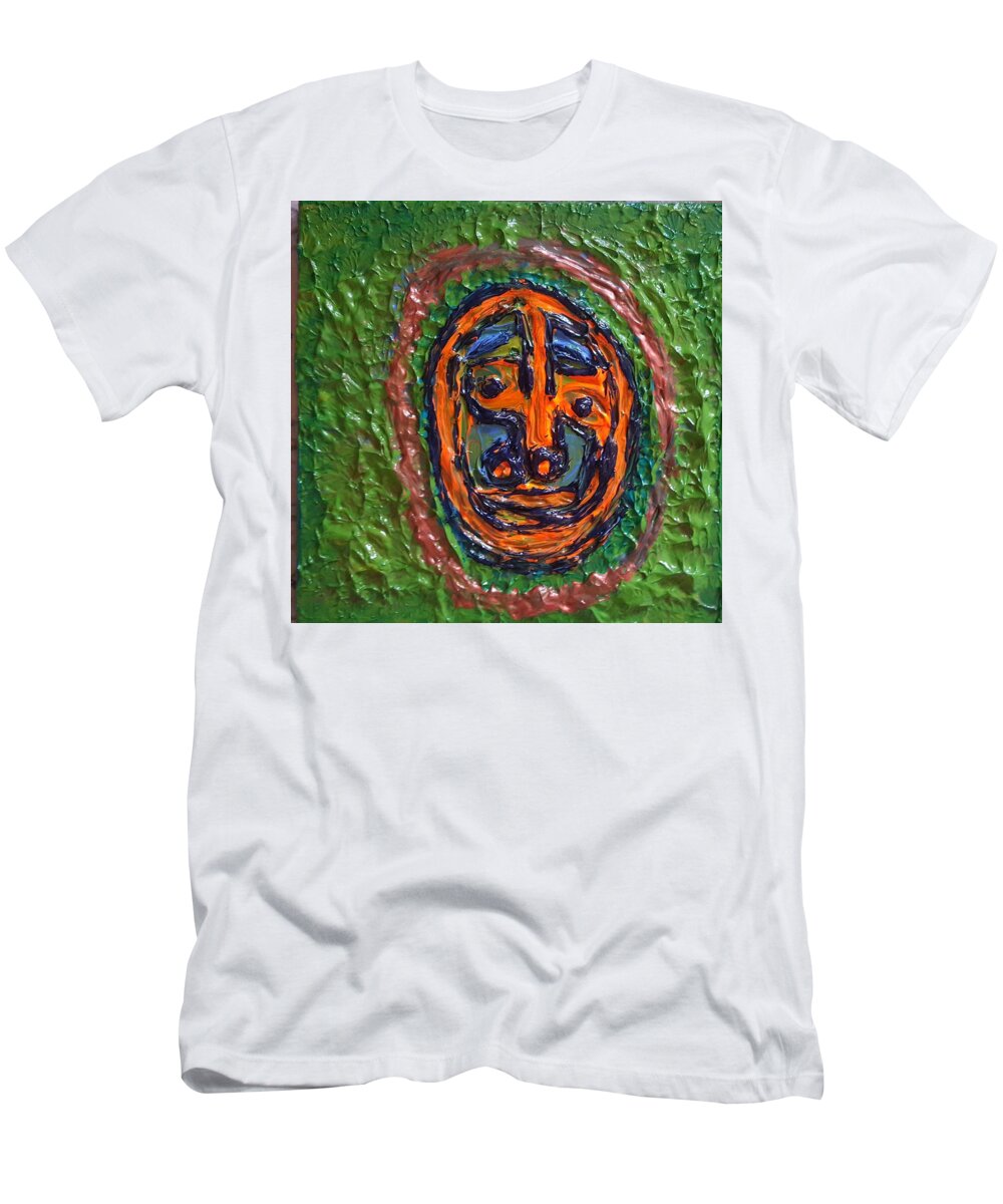 Multicultural Nfprsa Product Review Reviews Marco Social Media Technology Websites \\\\in-d�lj\\\\ Darrell Black Definism Artwork T-Shirt featuring the painting Caught in the vortex by Darrell Black