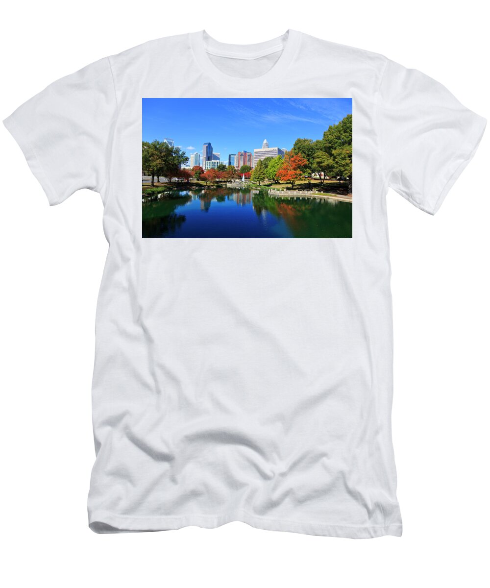 Charlotte T-Shirt featuring the photograph Charlotte in the Fall by Jill Lang