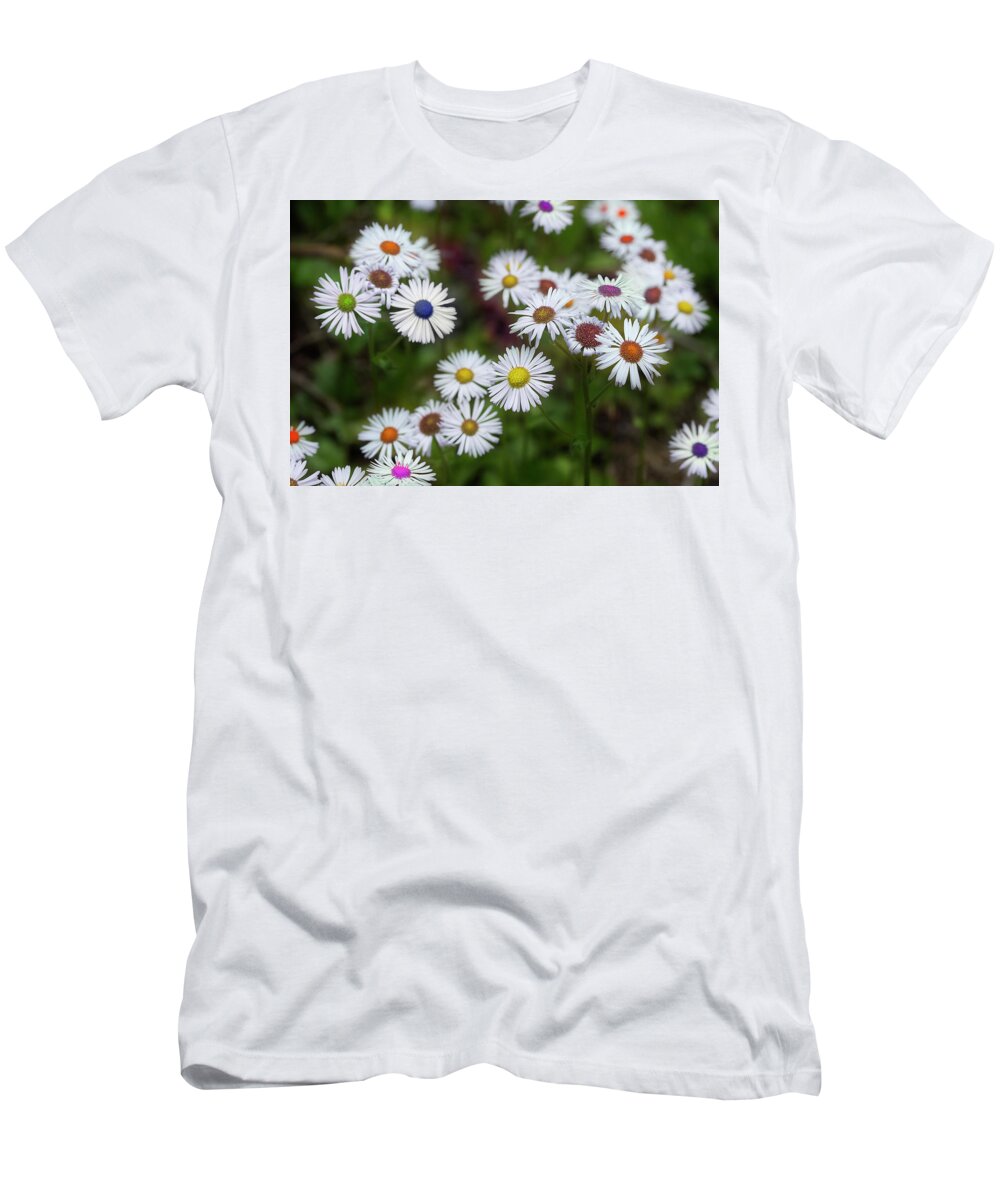 Daisy T-Shirt featuring the photograph Cheerful Spring by Mike Eingle