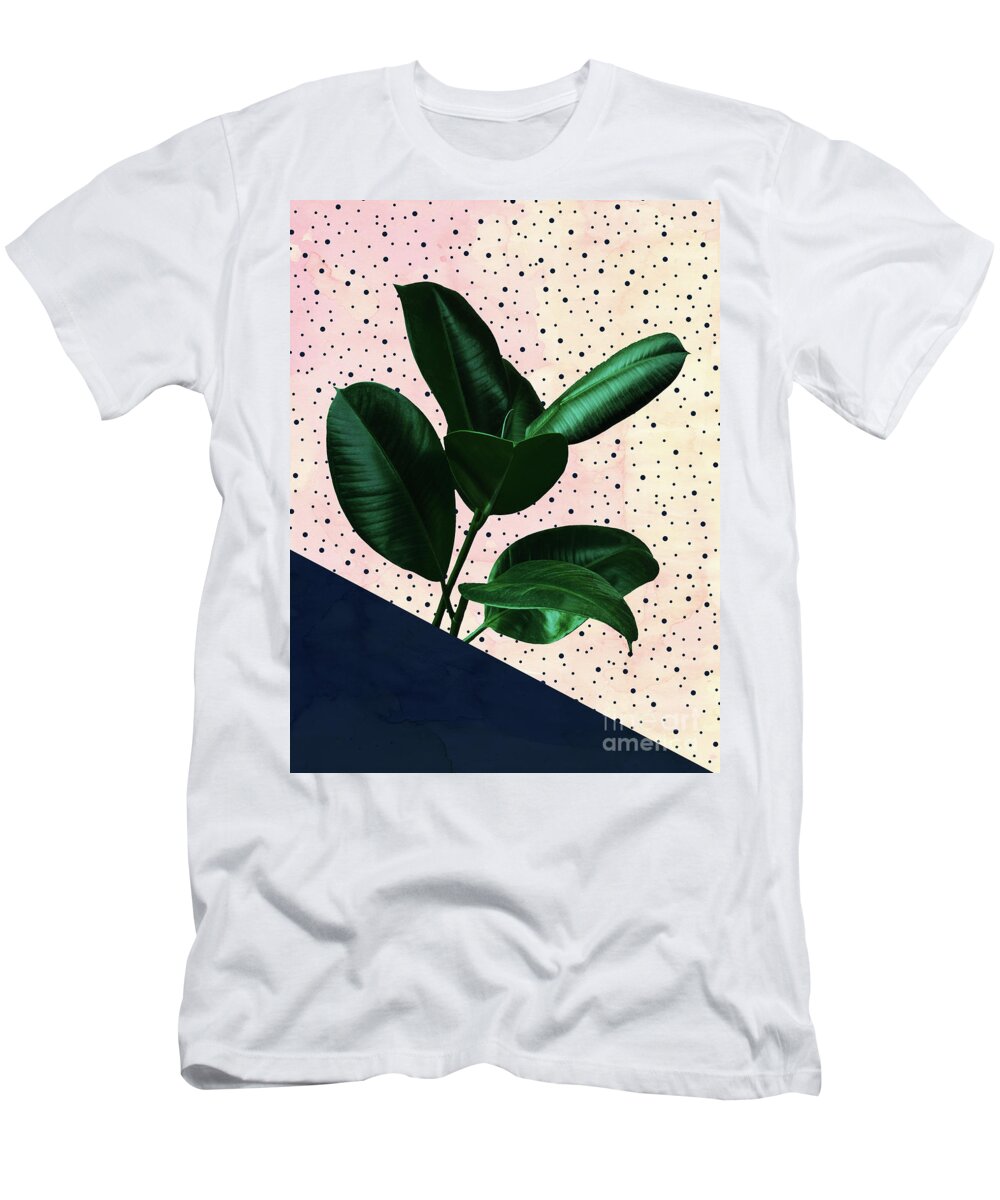 Chic T-Shirt featuring the mixed media Chic Jungle by Emanuela Carratoni