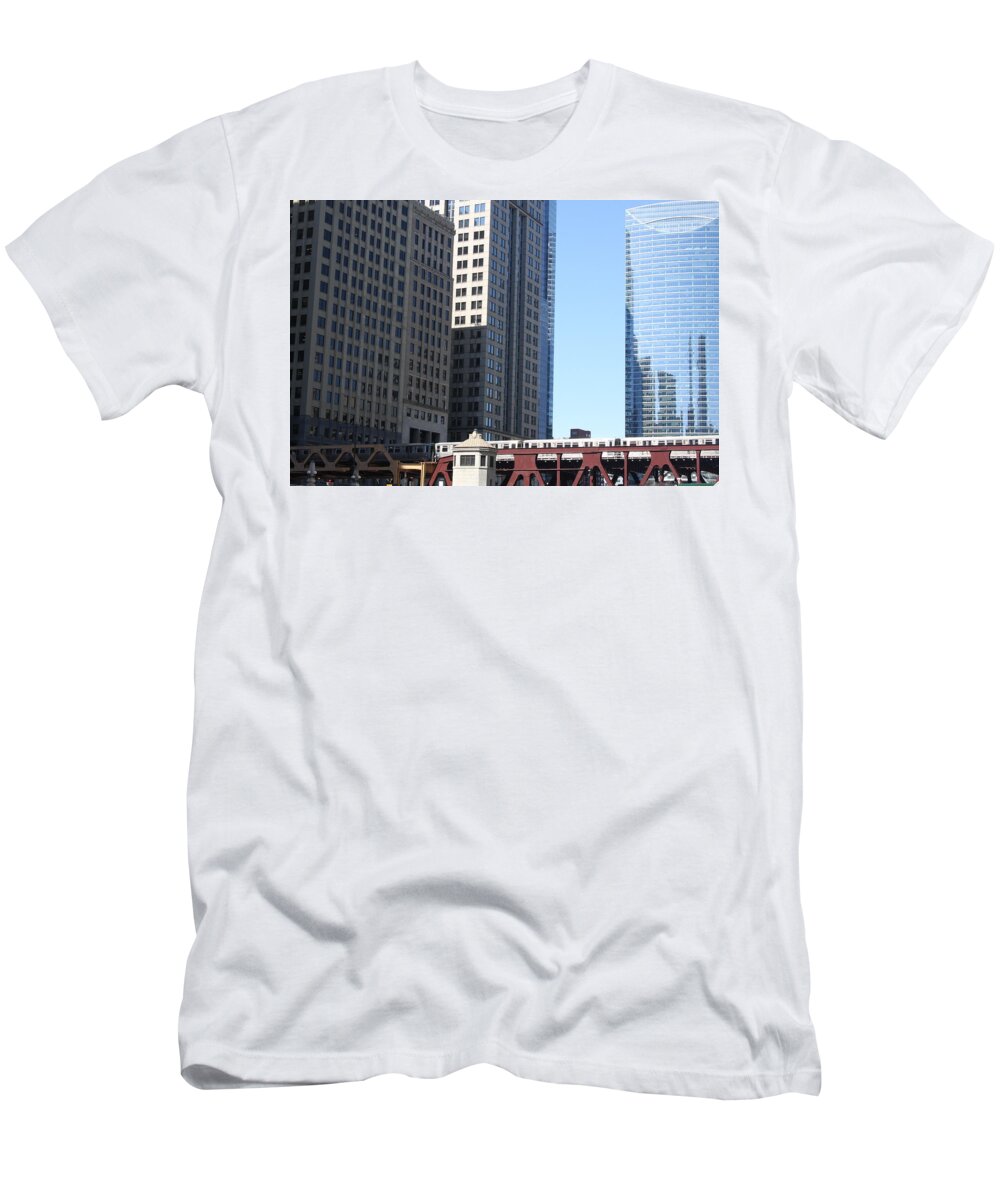 Chicago T-Shirt featuring the photograph Chicago Dynamic by Vadim Levin