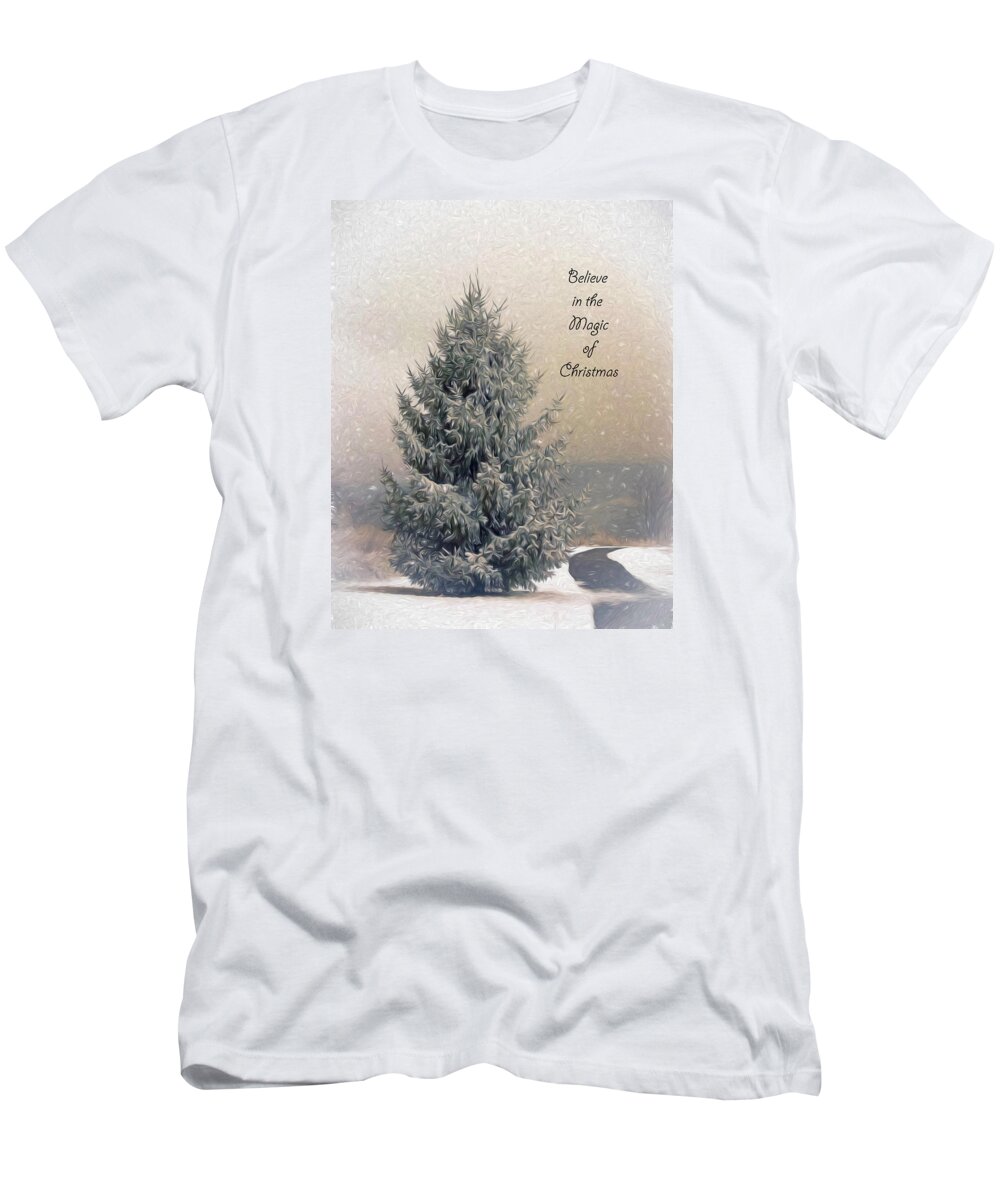 Christmas T-Shirt featuring the photograph Christmas Magic by Kerri Farley