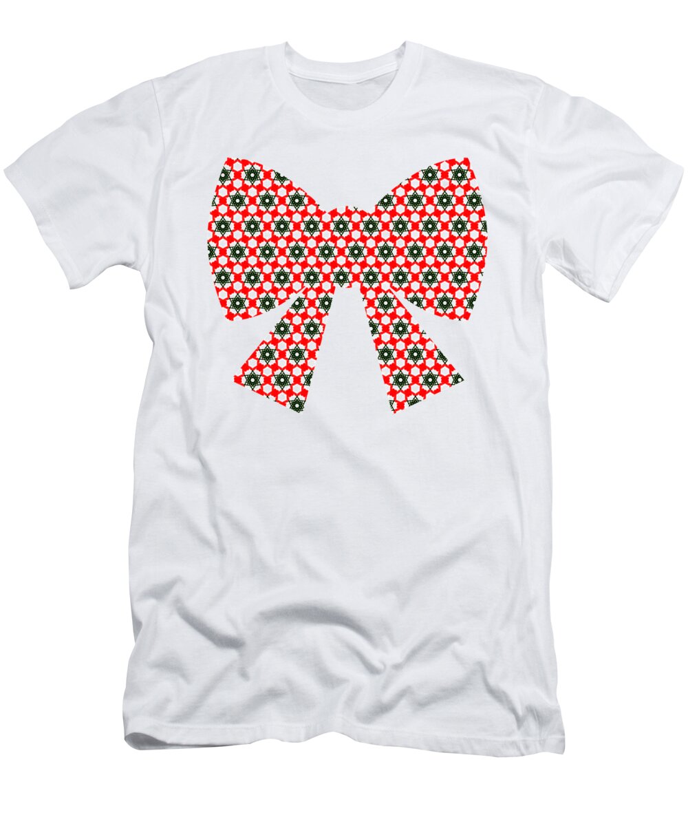 Christmas T-Shirt featuring the digital art Christmas Paper Pattern by Becky Herrera