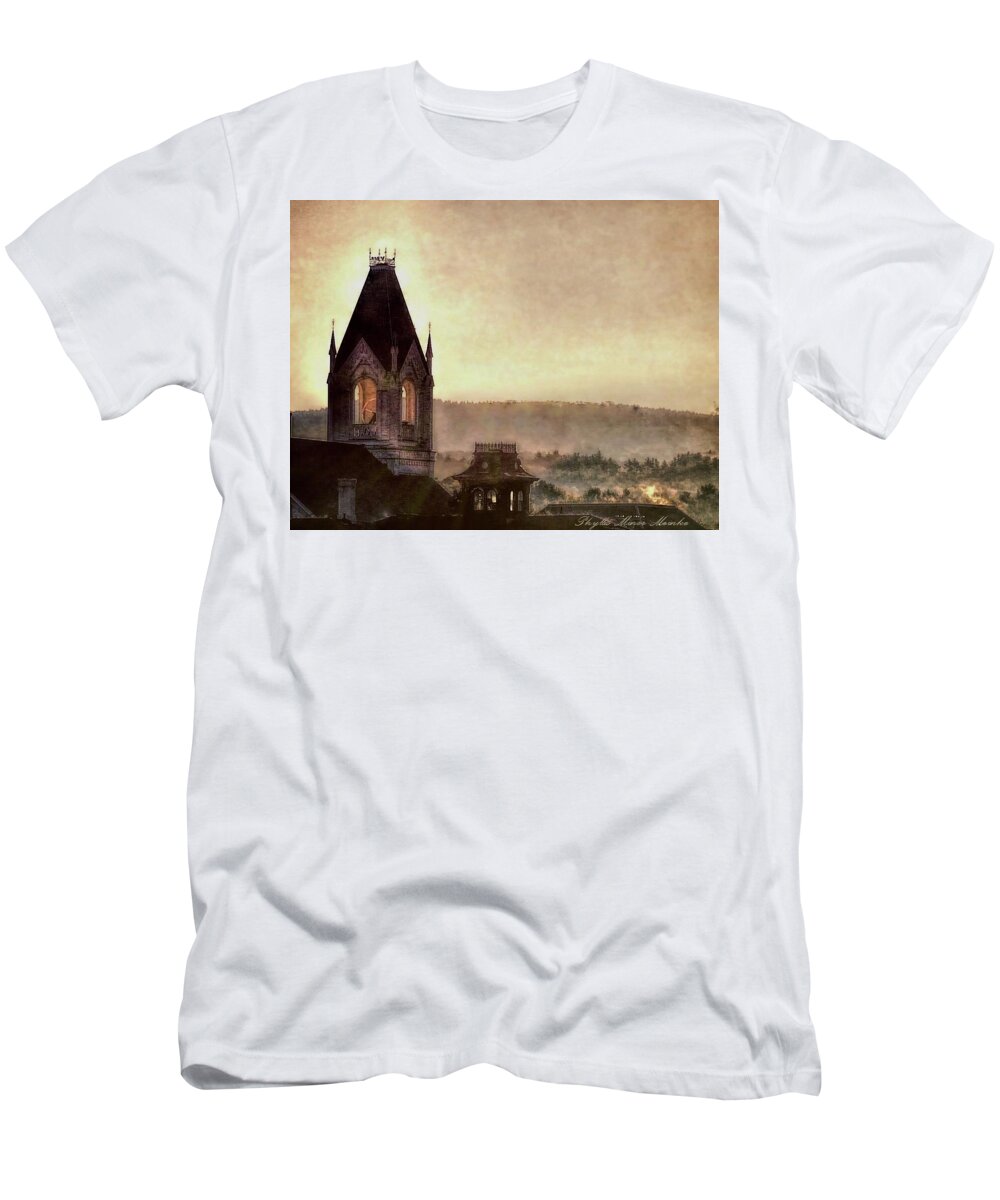 Church T-Shirt featuring the photograph Church Steeple 4 for Cup by Phyllis Meinke