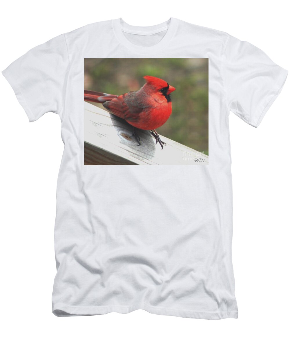 Bird T-Shirt featuring the photograph Close To Home by Barbara S Nickerson
