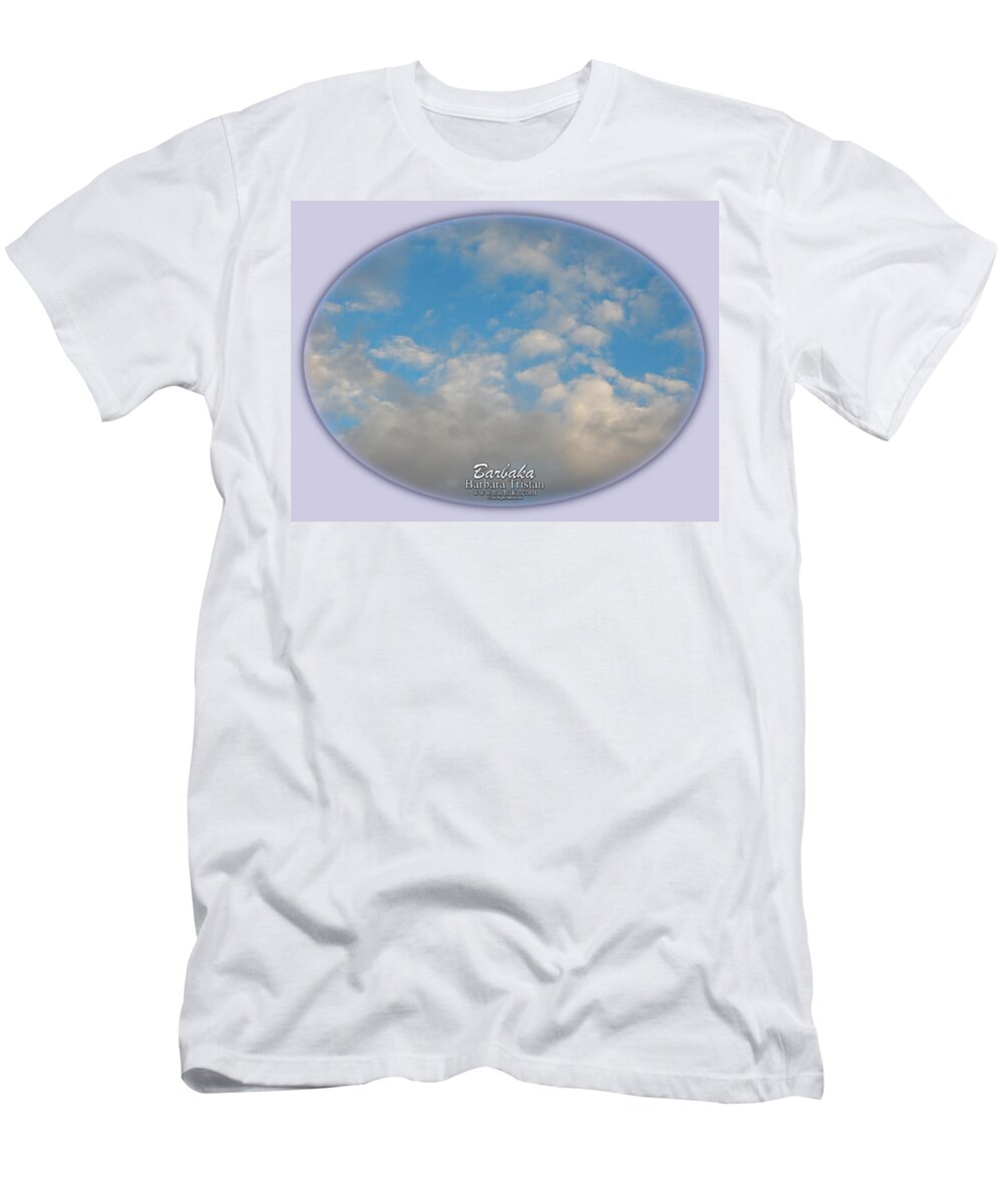 11/08/15 Sunday T-Shirt featuring the photograph Clouds #4030 by Barbara Tristan