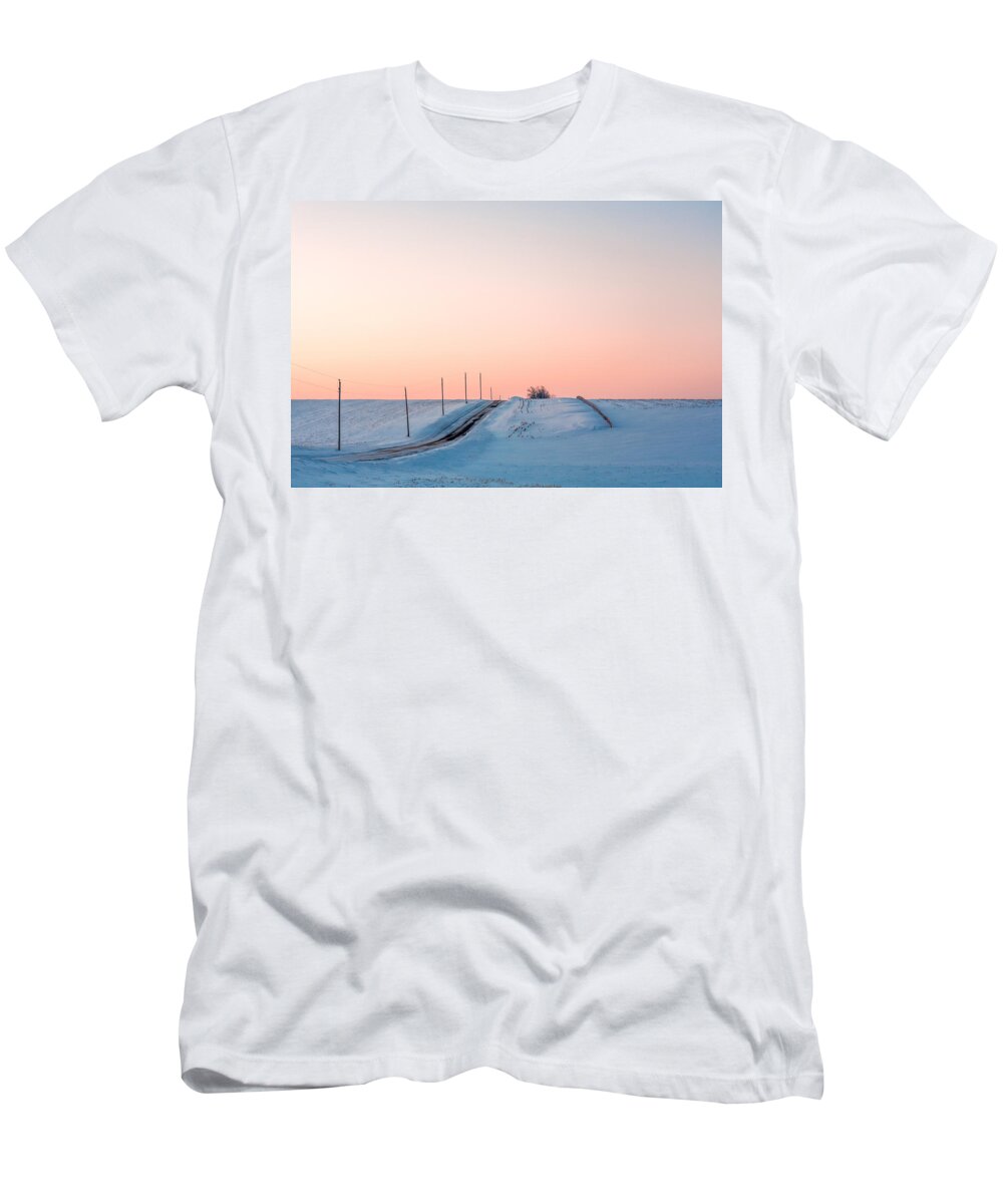 Rural T-Shirt featuring the photograph Cold Resolute by Todd Klassy