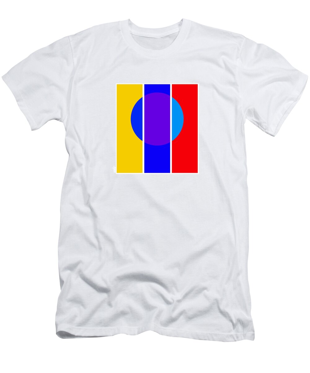 Primary Colors T-Shirt featuring the painting Color And Form by Charles Stuart