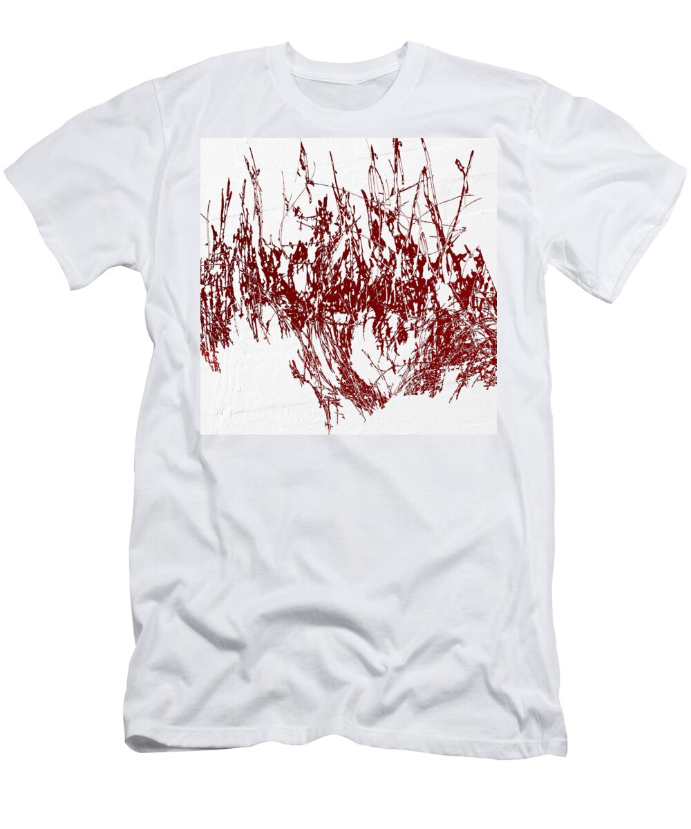 Blood T-Shirt featuring the digital art Color Me Dexter by Ken Walker