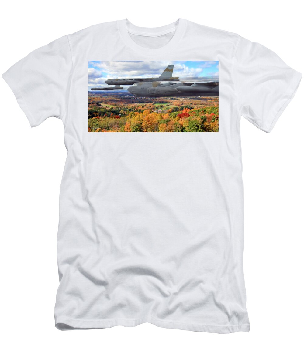 Aviation T-Shirt featuring the digital art Coming Home by Peter Chilelli