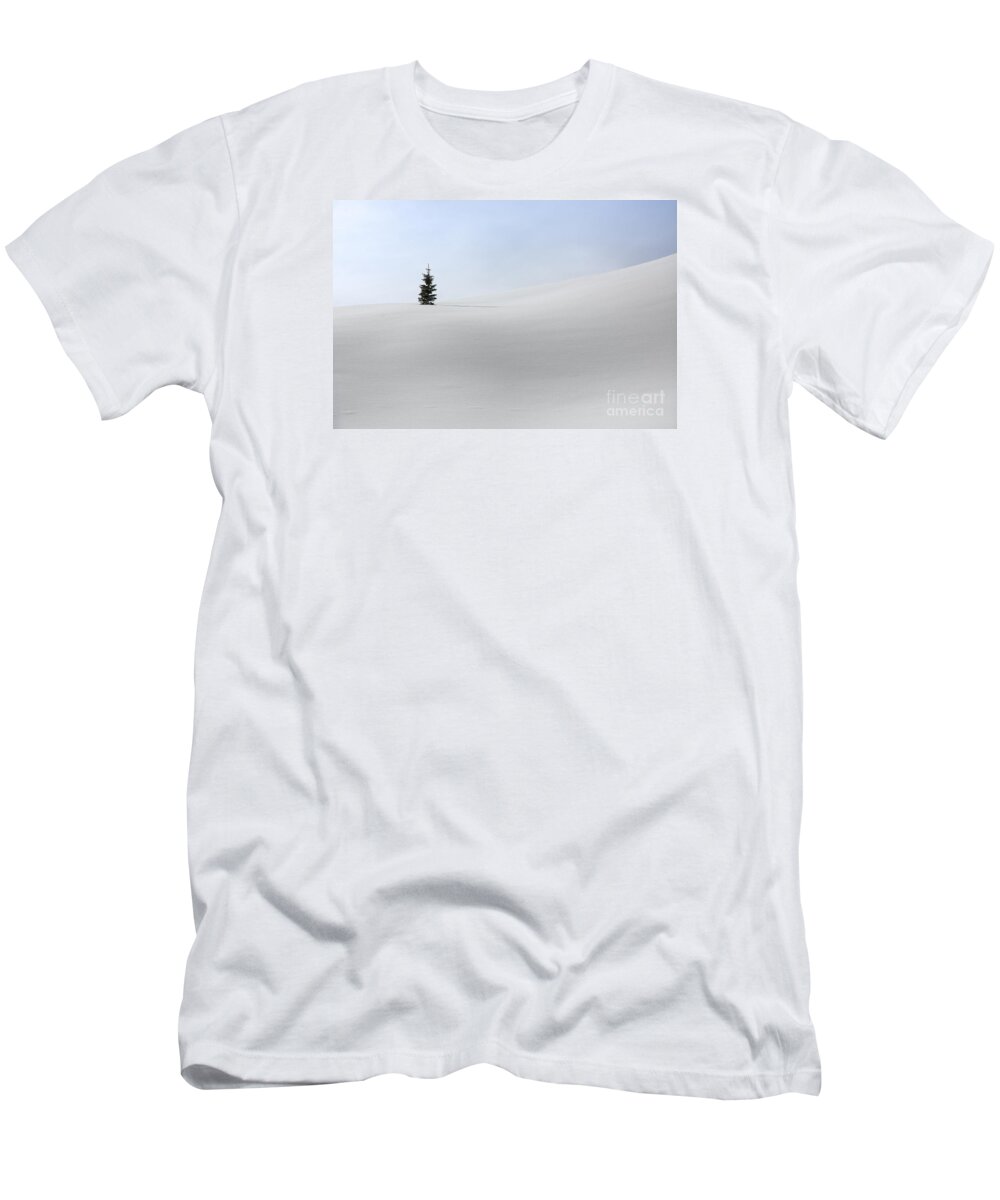 Minimalist T-Shirt featuring the photograph Contemplation by Angela Moyer