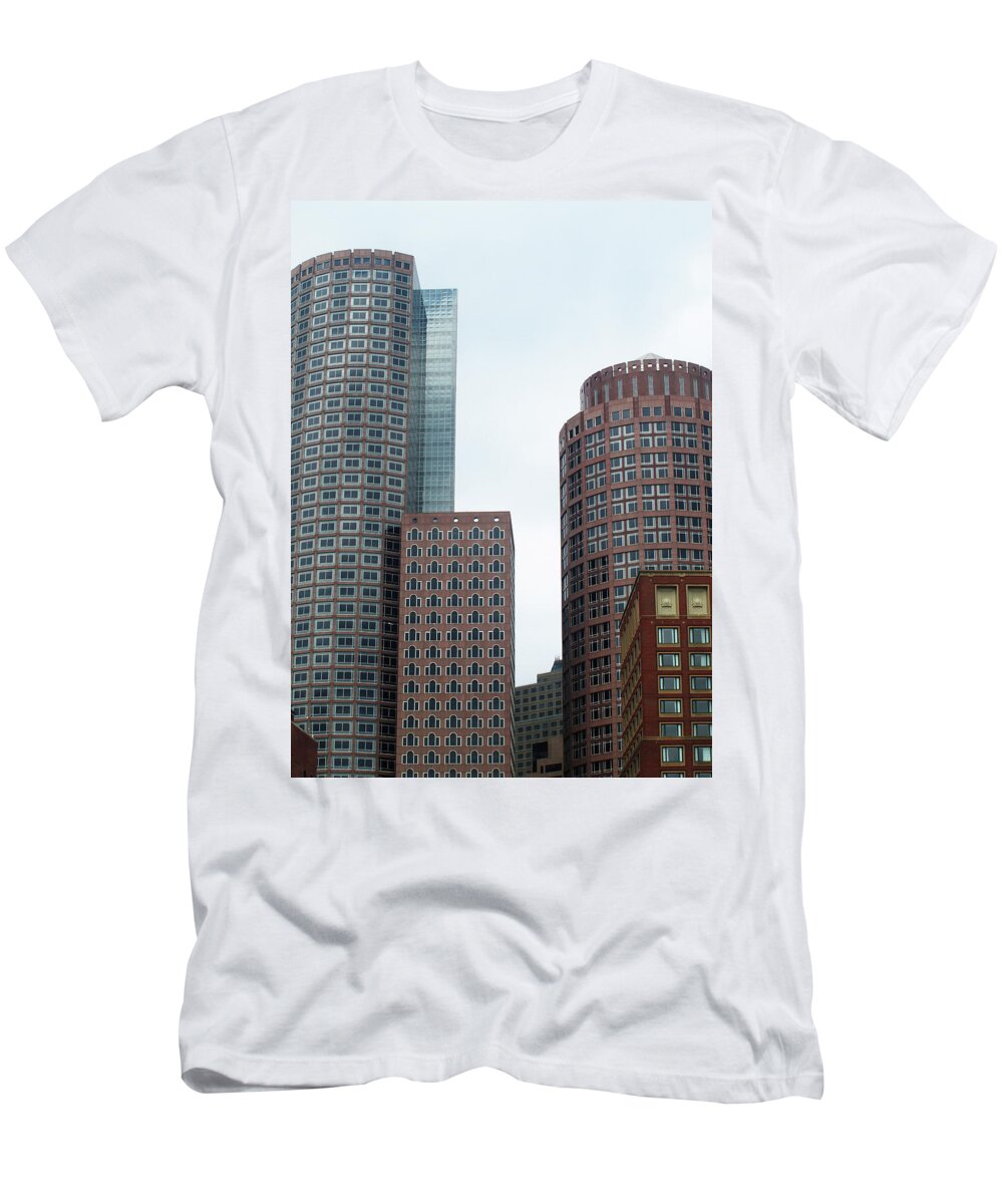 Boston T-Shirt featuring the photograph Contemporary Boston Architecture by Mary Capriole