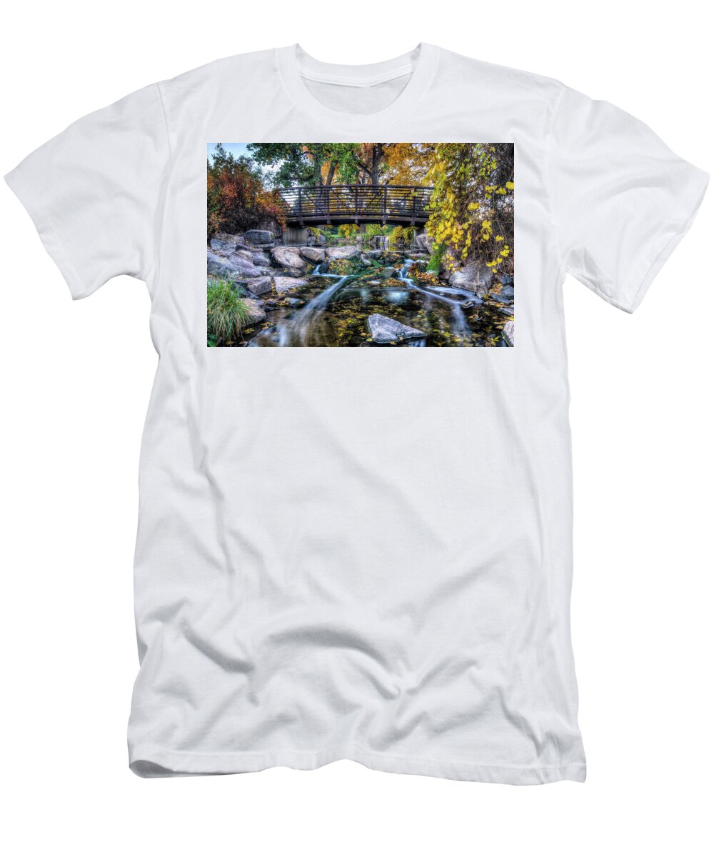 Colorado T-Shirt featuring the photograph Cook Park Morning by John Strong