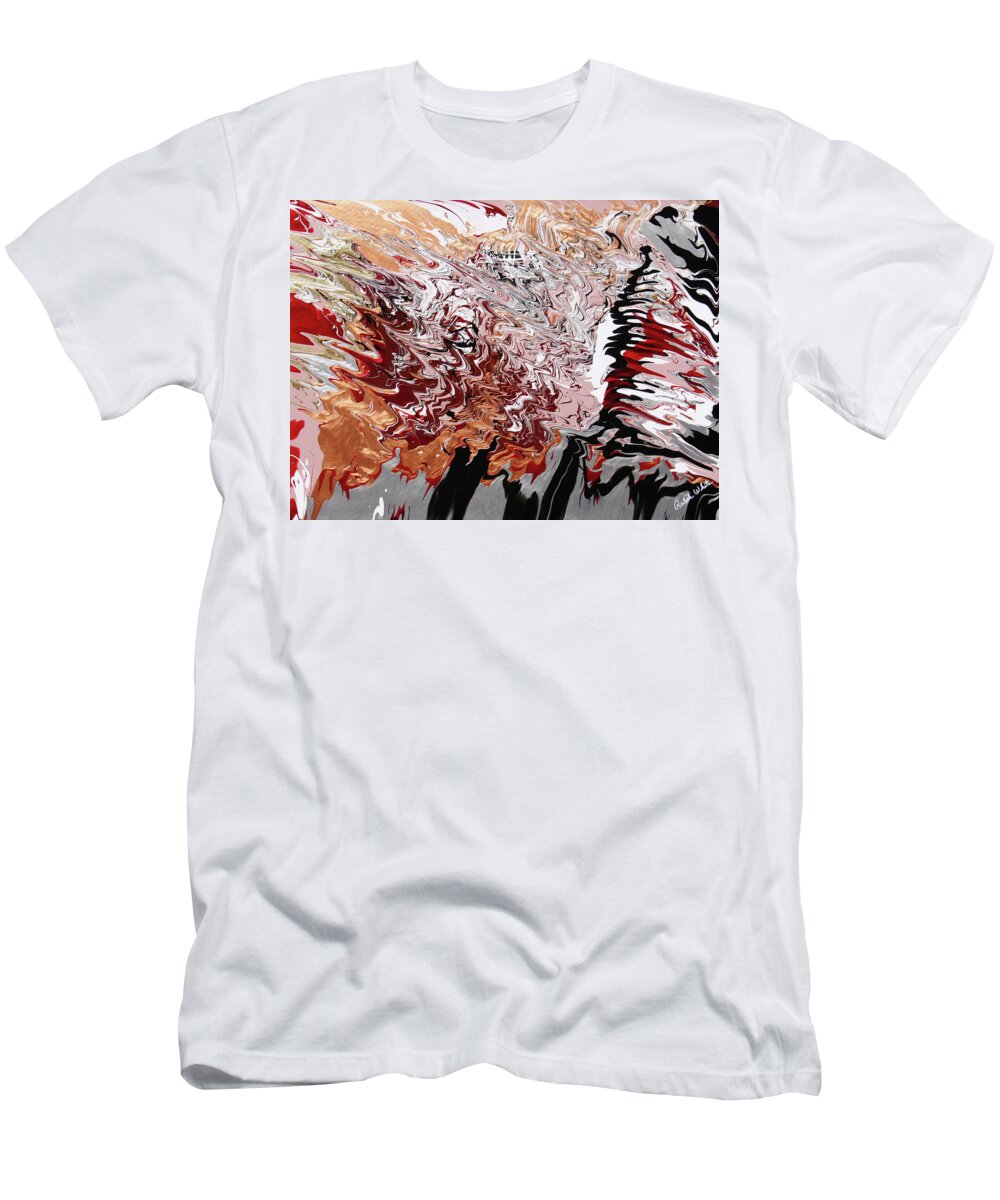 Fusionart T-Shirt featuring the painting Corporate by Ralph White