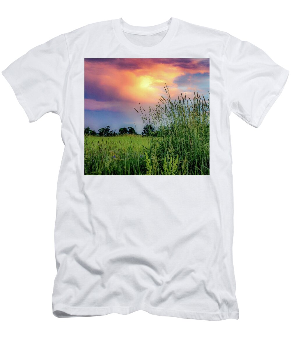  T-Shirt featuring the photograph Country Colors by Kendall McKernon