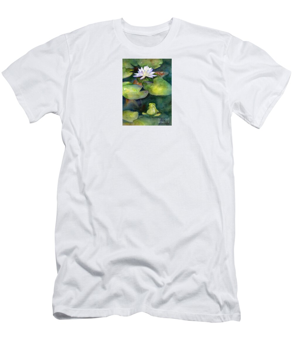 Koi T-Shirt featuring the painting Coy Koi by Amy Kirkpatrick