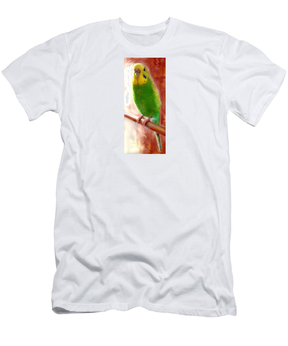 Bird T-Shirt featuring the photograph Cricket's Official Portrait by Jean Pacheco Ravinski