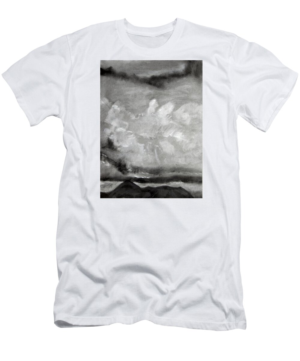  T-Shirt featuring the painting Croagh Patrick by Kathleen Barnes