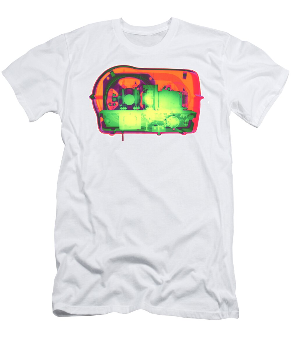 X-ray Art Photography T-Shirt featuring the photograph Crosley Radio No. 3 #1 by Roy Livingston