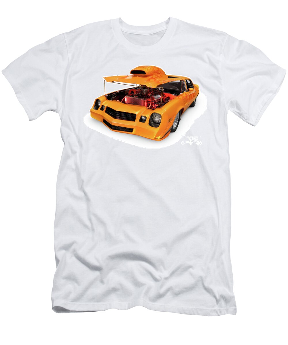 Car T-Shirt featuring the photograph Custom Muscle Car by Maxim Images Exquisite Prints