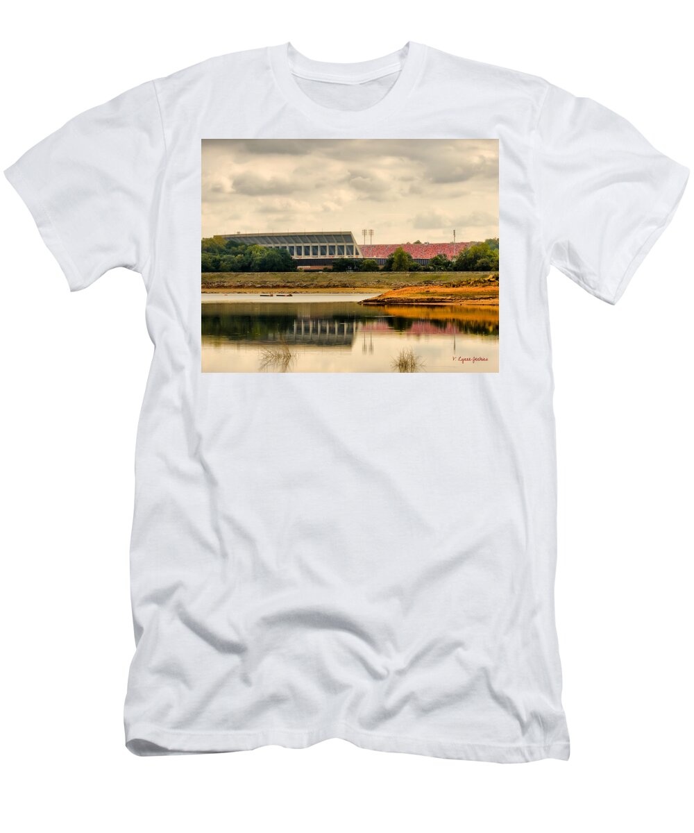 Clemson T-Shirt featuring the photograph Dabo's First Game by Lynne Jenkins