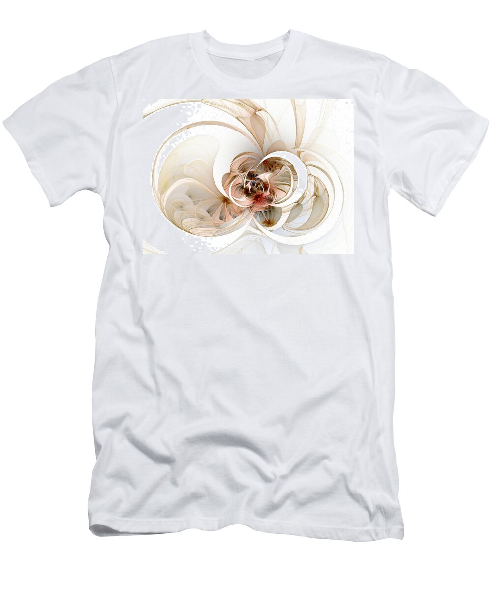 Digital Art T-Shirt featuring the digital art Daisies by Amanda Moore