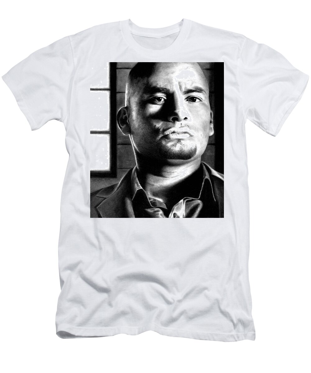 Breaking Bad T-Shirt featuring the drawing Daniel Moncada by Rick Fortson
